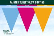 Painted Sunset Glow Bunting