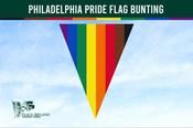 Philadelphia Pride Flag Bunting