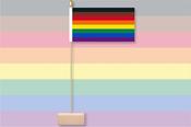 Philadelphia Pride Table Flag &amp; Pin image