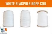 White Flagpole Rope Coil image