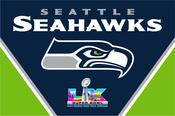 Seattle Seahawks Super Bowl 2026 Flag