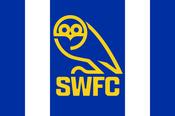 Sheffield Wednesday White and Blue Updated Crest Flag image