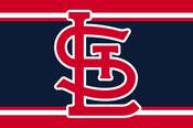St. Louis Cardinals Stripes Flag