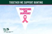 Together We Support Bunting