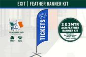 TICKETS - Feather Banner Kit (2mtr &amp; 3mtr)