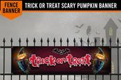 Trick or Treat Scary Pumpkin Banner image