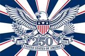 United States of America 1776 2026 Eagle Flag image
