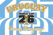 Uruguay World Cup 2026 Football Supporter Flag