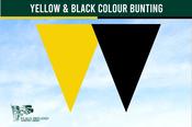 Yellow &amp; Black Colour Bunting