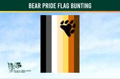 Bear Pride Flag Bunting