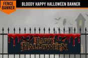 Bloody Happy Halloween Banner image