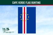 Cape Verde Flag Bunting