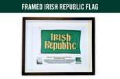 Irish Republic Framed Flag