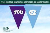 Texas Christian University &amp; North Carolina College Bunting