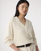 Knit-Ted Veronica Cotton Cardigan, Ivory image