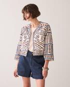 SUMMUM Embroidered Bohemian Jacket, Multicolour image