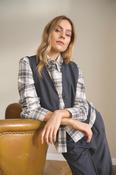 Costa Mani Check Shirt, Blue image