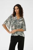 In Wear Lyon Black Wavey Top