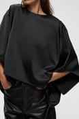 InWear Zilky Satin Top, Black image