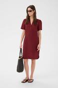 Part Two Aminase Linen Dress, Burnt Russet image