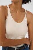 Part Two Hydda Top, Cream/Whitecap Grey image