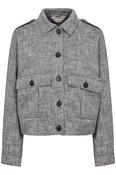 Part Two Najah Linen BlendJacket, Blue Melange