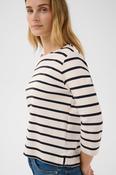 Part Two Nela Top, Dark Navy Stripe image