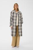 Part Two Yasha Coat, Dark Navy Check image