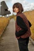 PART TWO Carlota Sleeveless Jacket, Downtown Brown image
