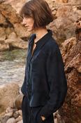 Part Two Carolla Overshirt, Navy Flower image