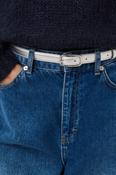 Part Two Djamila Leather Belt, Silver image