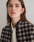 Yerse Boiled Wool Jacket, Check image