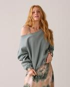 SUMMUM Sea Glass Green Sweatshirt