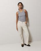 Yerse Organic Cotton Laguna Jeans, Ecru