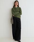 Yerse Barrel Jeans, Indigo Denim image