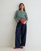 Yerse Barrel Jeans, Indigo Denim