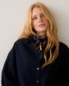 SUMMUM Satin Scarf,  Navy Multicolour image
