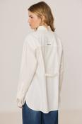 Indi and Cold Classic Shirt with Lace Cuffs, White image