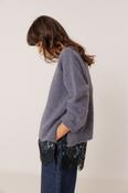 Indi and Cold Knit, Ocean Blue