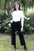 NO2MORO Napoli Cropped Jeans, Black image