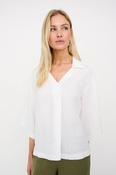 Pieszak Lina Linen Blouse, White