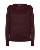 Red Button Sweet Sparkle Knit, Burgundy image