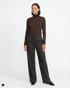 Stehmann Flanna Herringbone Tweed Trousers, Coffee Bean image