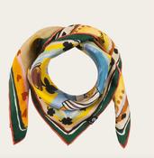 Fraas Pure Silk Neckerchief with a Playing Card Design