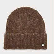 Fraas Sustainability Edition - Colorful Mottled Knit Beanie, Brownie