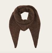 Fraas Sustainability Edition - Colorful mottled triangular scarf, Brownie