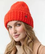 Fraas Sustainability Edition - Solid-Color, Cozy Knit Beanie, Hot Chilli