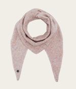 Fraas Mottled triangular scarf with rhinestones, Pale Rose