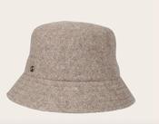 Loevenich bucket hat in wool blend, Sand