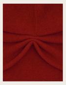 Loevenich wool beanie with folded back, Red